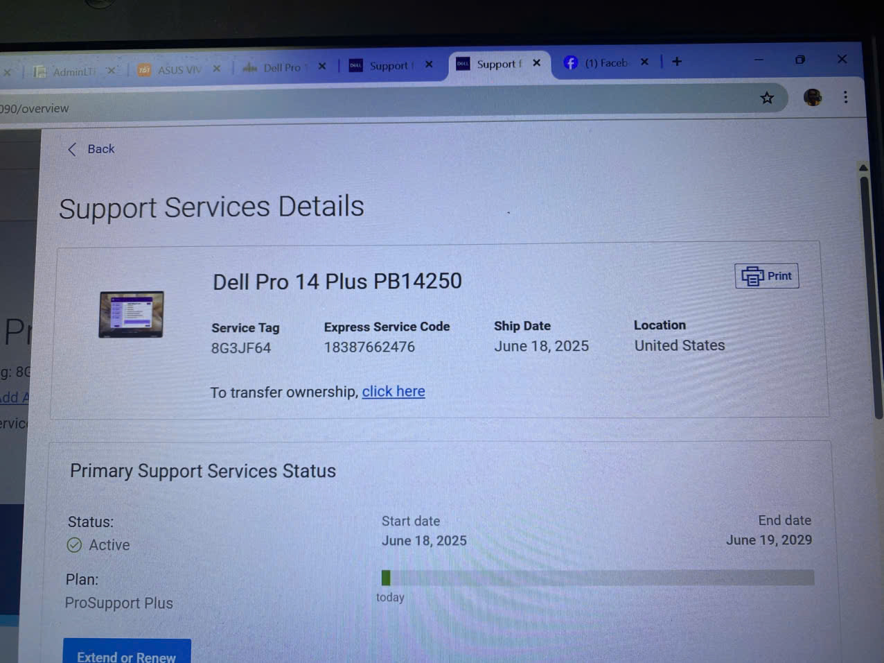 DELL PRO 14 PLUS ULTRA 5 236V 16G 512G 14”FHD+
